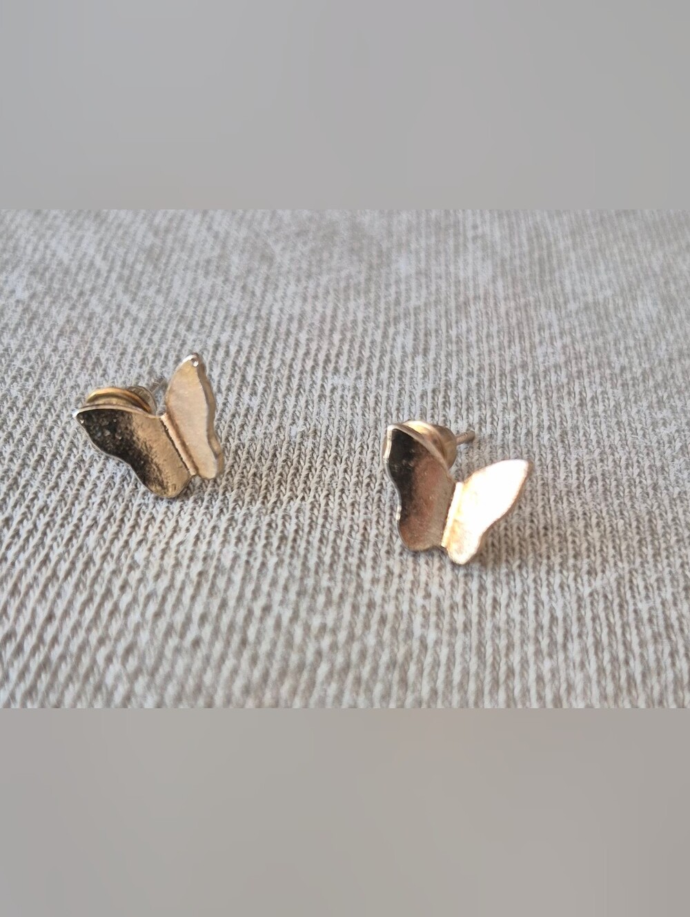 Silver Butterfly Stud Earrings - Women Jewelry